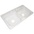 Better Bath Better Bath W331973-SPK Acrylic Double Sink Cover - Large, White 209753